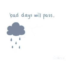 Bad Days Will Pass GIF - Cloud Bad Day Rainboww GIFs