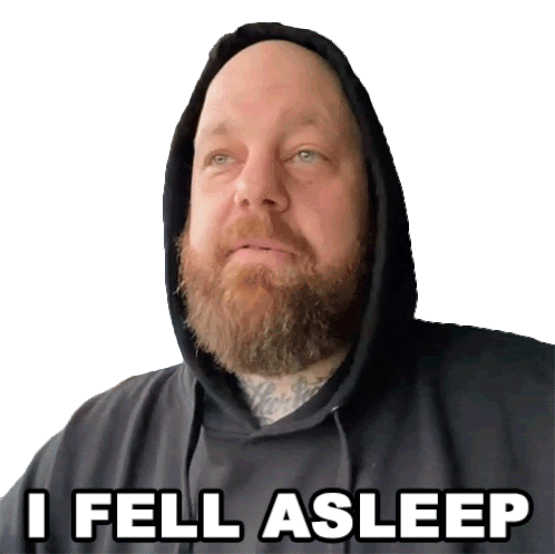 I Fell Asleep Teddy Safarian Sticker - I Fell Asleep Teddy Safarian Ohitsteddy Stickers