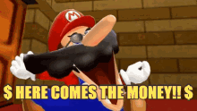 Smg4 Mario GIF - Smg4 Mario Here Comes The Money GIFs