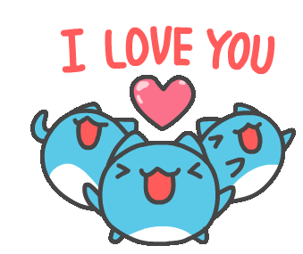 Bugcat Bugcatsticker Sticker - Bugcat Bugcatsticker I Love You Stickers