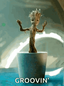 Baby Groot Dancing GIF - Baby Groot Dancing Guardians Of The Galaxy GIFs