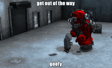 Get Out Of The Way Goofy Madness Project Nexus GIF - Get Out Of The Way Goofy Get Out Of The Way Madness Project Nexus GIFs