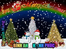Lênhân Christmas GIF - Lênhân Christmas Snowman GIFs