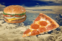 Food In The Sky GIF - Munchies High Burgers GIFs