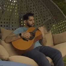 Playing The Guitar Rudy Ayoub GIF - Playing The Guitar Rudy Ayoub Playing A Song GIFs