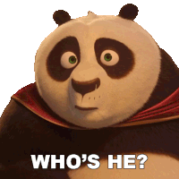 Who'S He Po Sticker - Who'S He Po Kung Fu Panda 4 Stickers