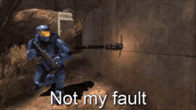 Red Vs Blue Rooster Teeth GIF - Red Vs Blue Rooster Teeth Not My Fault GIFs