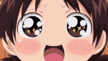 anime eyes excited vaya