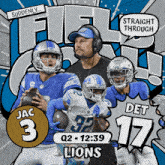 Detroit Lions (17) Vs. Jacksonville Jaguars (3) Second Quarter GIF - Nfl National Football League Football League GIFs