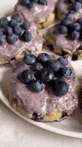 Blueberry Cookies Dessert GIF - Blueberry Cookies Dessert Cookies GIFs