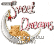 Sweet Dreams Good Night Wishes GIF