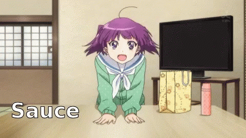 Animation sauce. Подарок аниме gif. Sauce аниме. Аниме тян отжимается. Соус тян.