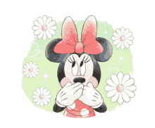 minnie mouse ooops look up sparkle flowers