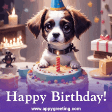 Happy Birthday Dog Happy Birthday Wishes GIF