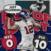 Philadelphia Eagles (10) Vs. New York Giants (0) First-second Quarter Break GIF - Nfl National Football League Football League GIFs