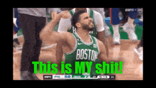 Jayson Tatum Celtics GIF - Jayson Tatum Celtics This Is My Shit GIFs