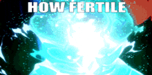 a picture of a person with the words " how fertile " written on it