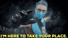 Mortal Kombat Frost GIF - Mortal Kombat Frost Im Here To Take Your Place GIFs