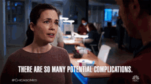 There Are So Many Potential Complications Natalie Manning GIF - There Are So Many Potential Complications Natalie Manning Torrey Devitto GIFs