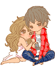 Love Couple Sticker - Love Couple Anime Stickers