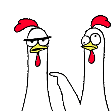 Chicken Roosters Sticker - Chicken Roosters Hey Stickers