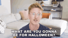 What Are You Gonna Be For Halloween Tyler Oakley GIF - What Are You Gonna Be For Halloween Tyler Oakley Costume GIFs