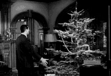 Cary Grant Christmas Tree GIF - Cary Grant Christmas Tree Decor GIFs