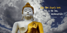 Only Love Dispels Hate Buddha GIF
