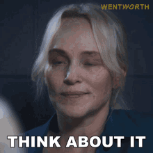 think about it marie winter wentworth use your brain use your head