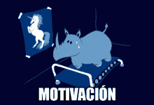 Motivacion Del Rinoceronte En Caminadora GIF - Motivacion Caminadora Aspiracion GIFs