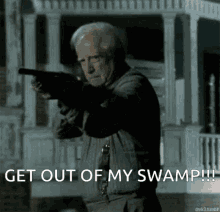 Shooting Grandpa GIF - Shooting Grandpa Walking Dead GIFs