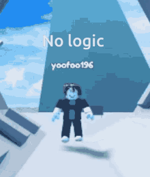 Logic No GIF - Logic No Roblox GIFs