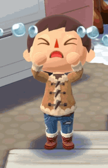Animal Crossing Crying GIF