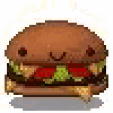 Cheese Burger Jumping GIF - Cheese Burger Jumping Happy GIFs