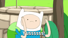 So Into It GIF - Adventure Time Finn Yes GIFs