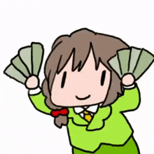 Chihiro Senkawa Money Money GIF - Chihiro Senkawa Money Money Imas Cg GIFs