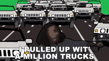 I Pulled Up Wit A Million Trucks Christopher Brian Bridges GIF - I Pulled Up Wit A Million Trucks Christopher Brian Bridges Ludacris GIFs