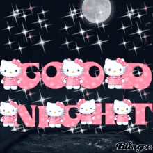 Good Night Hello Kitty GIF - Good Night Hello Kitty GIFs