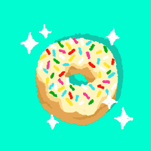 Donut Sprinkles GIF - Donut Sprinkles Food GIFs