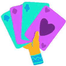 cards colorful