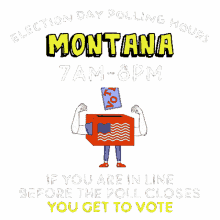 montana mt election day polling hours 7am8pm vote