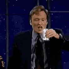 Conan O Brien Beer GIF - Conan O Brien Beer Can GIFs