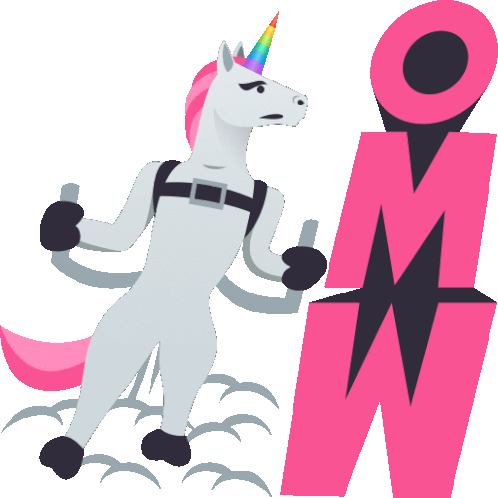 Omw Unicorn Life Sticker