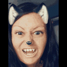 Floxsie Wolf Selfie GIF - Floxsie Wolf Selfie Filter GIFs