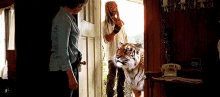 King Ezekiel GIF - King Ezekiel Walking Dead Pet Tiger GIFs