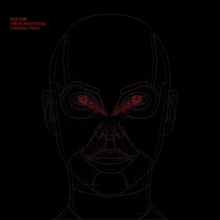 a drawing of a person 's face with the words face serie cyborg high model