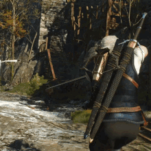 Deflecting Arrow Geralt Of Rivia GIF - Deflecting Arrow Geralt Of Rivia The Witcher GIFs