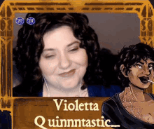 Quinnntastic Violetta GIF - Quinnntastic Violetta Double Handed GIFs