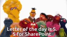 S For Share Point Sesame Street GIF - S For Share Point Sesame Street Singing GIFs
