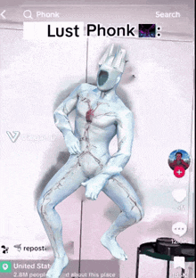 a screenshot of a video called lust phonik